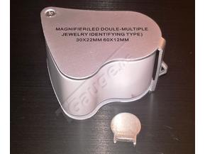Loupe Magnifier with Case and LEDS
